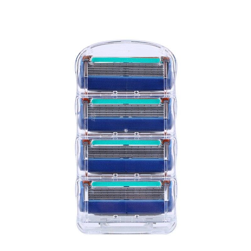 8 Pcs 5 Layer Men Razor Blades Shaving Cassettes Facial Care Men