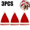 Holiday Photoshoot Prop Christmas Knitted Hat for Adults Kids Winter Festive Party Decoration Costume Accessory