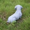Dachshund Garden Statue Meditation Sitting Dog Sculpture Resin Dog Statue Figurine Ornaments