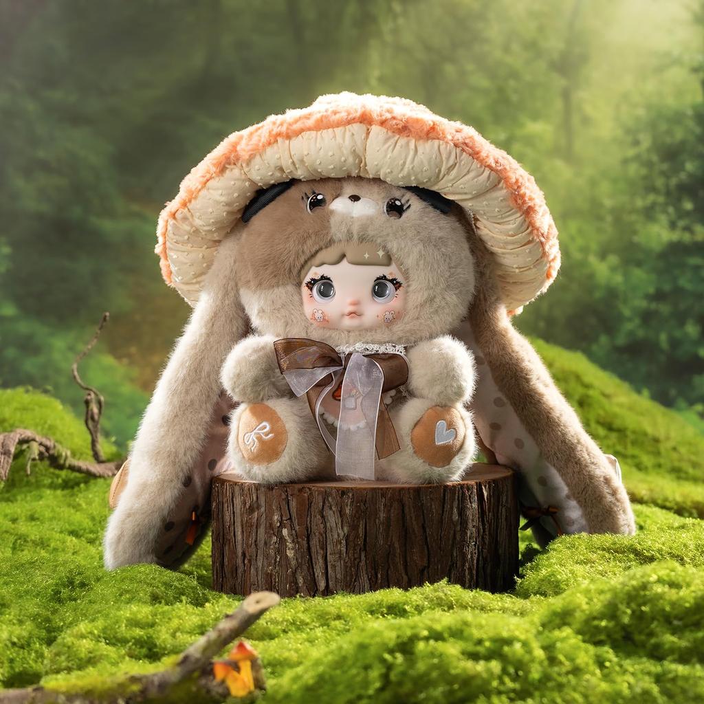 TOP TOY x Nommi [Mushroom Hat 400%] Series Plush Toy [1 Piece] Gachapon Blind Box Figure Plastic Model Premium Soft Vinyl Toy Birthday Gift Original