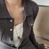 Fashion Spotted Tiger Eye Stone Irregular Pendant Necklace for Women Long Chain Girls Charm Aesthetic Jewelry Accessories