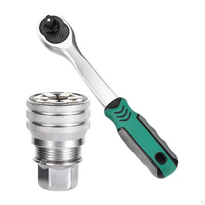 Adjustable Socket Wrench 10-19mm Remover 3/8" Drive Extendable Ratchet for