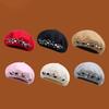 Autumn And Winter Artistic Solid Color Diamond Inlaid Fashionable Wool Beret Women's Outdoor Fashionable Versatile Painter Hats
