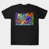 Men Black Print T-shirt Window To The Kingdom No-Cut Transfer Paper Print Cotton Tshirt