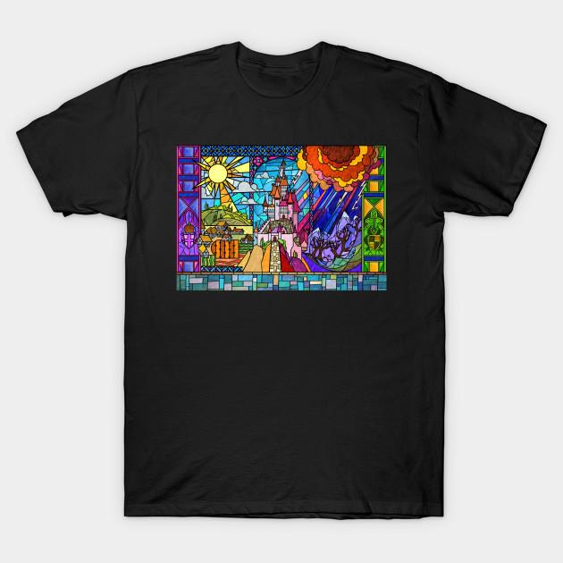 

Men Black Print T-shirt Window To The Kingdom No-Cut Transfer Paper Print Cotton Tshirt XL чёрный