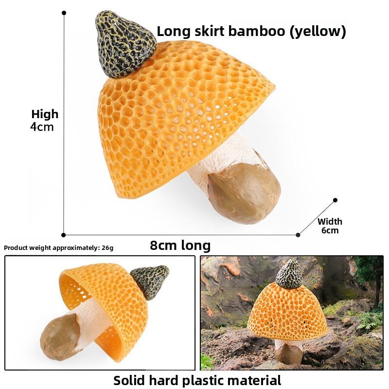 Muscaria Plastic Amanita Mushroom Model For Kids Learning And Landscape Decor