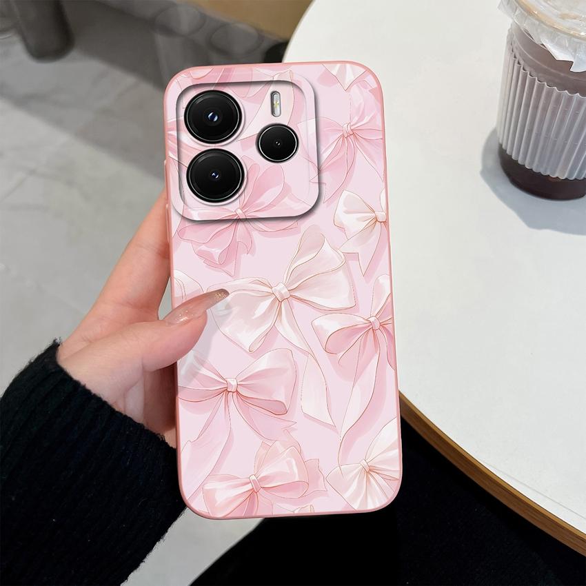 New Cover For Redmi Note 14 14Pro 14 Pro+ 14S Phone Case Lovely Heart Patterns Premium Protection Housing For Note14ProPlus Soft Liquid Silicone Shell