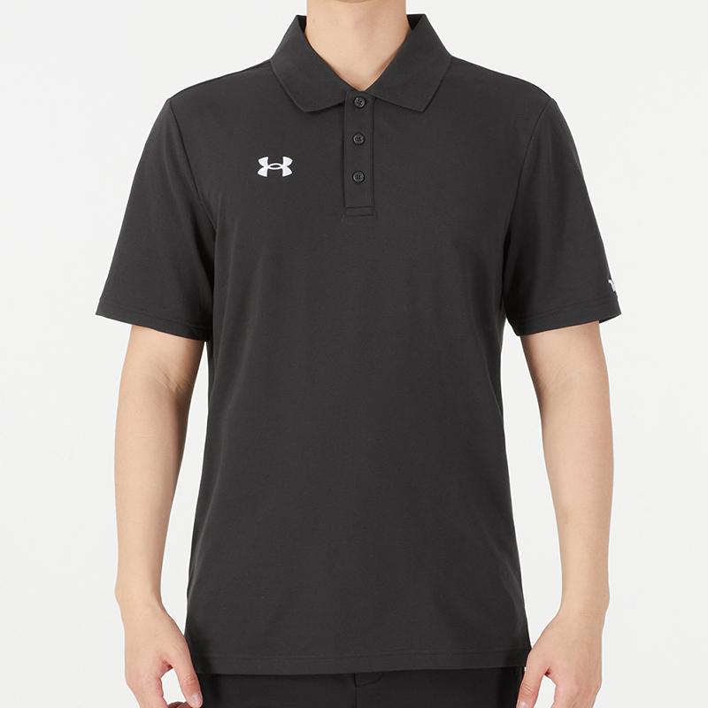 Under Armour Рубашка поло со спортивным воротником и короткими рукавами, мужские топы, темно-серый 21500536-010