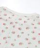 Morgan Pink Waffle Floral Print Long Sleeve J.E. Women's T-Shirt (Pack)