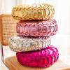 New Circular Nordic Ins Style Solid Color Sequins Wheel Pillow Sofa Cushion Bedside Window Futon Cushion Pumpkin Pillow