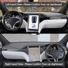 Dashboard Cover Protective Pad Dash Board Sunshade Carpet Anti-UV Dashmat for Tesla Model X 2016 2017 2018