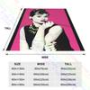 Audrey Hepburn Breakfast At Tiffanys Blanket High Flannel Anti-Pilling Skin Friendly Camping Blanket