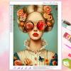 5D DIY New Diamond Painting Women Flowers Butterflies Full Square Round Diamond Mosaic Embroidery Kit Rhinestone Home Art Decor