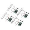 Uxcell 4-Piece Digital Load Cell Weight Sensor 20KG + H X 711 Module Weighing Sensor 24-Bit Accuracy AD Dual Channel
