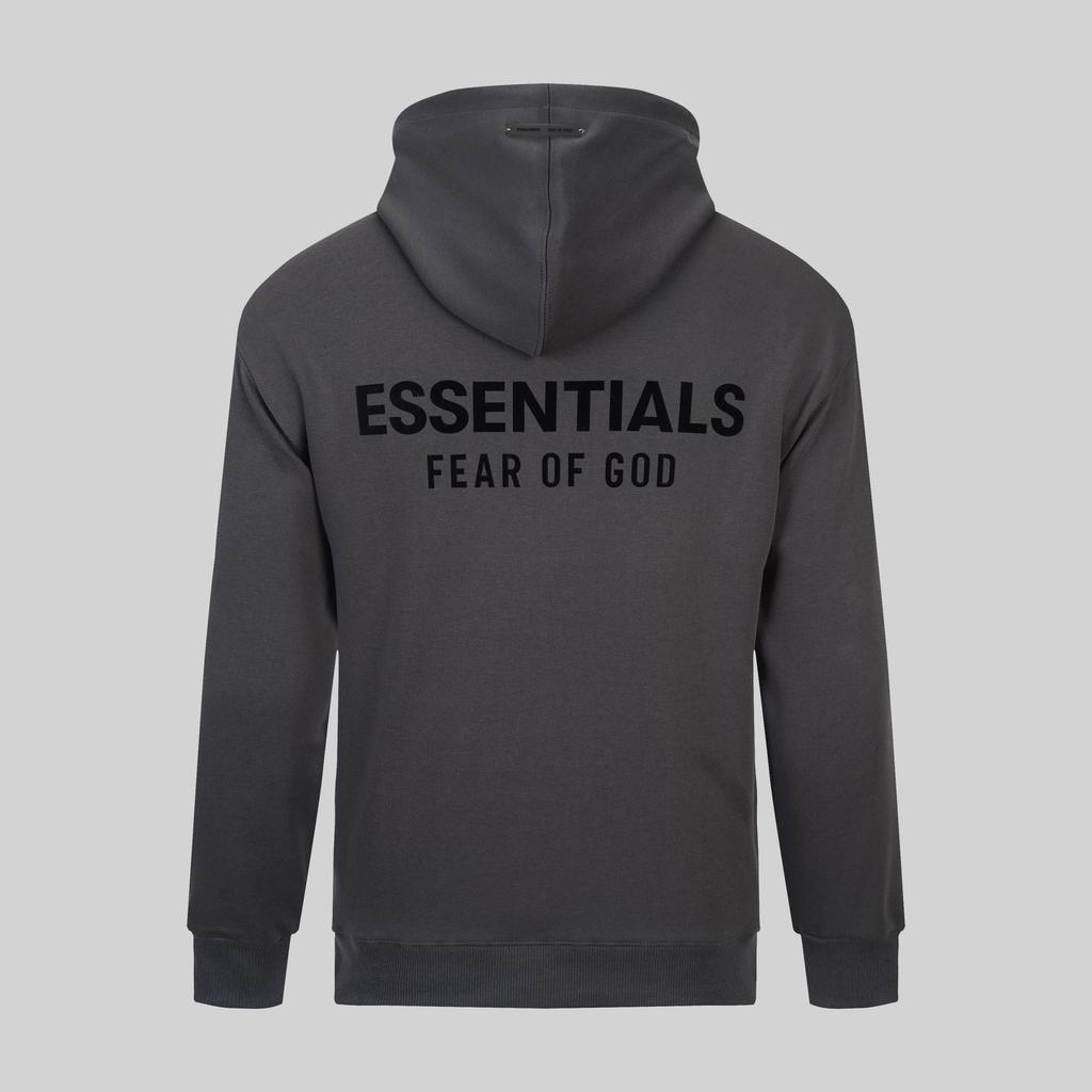 FOG Essentials Unisex Long Sleeve Printed Hoodie - 350g Cotton Fabric