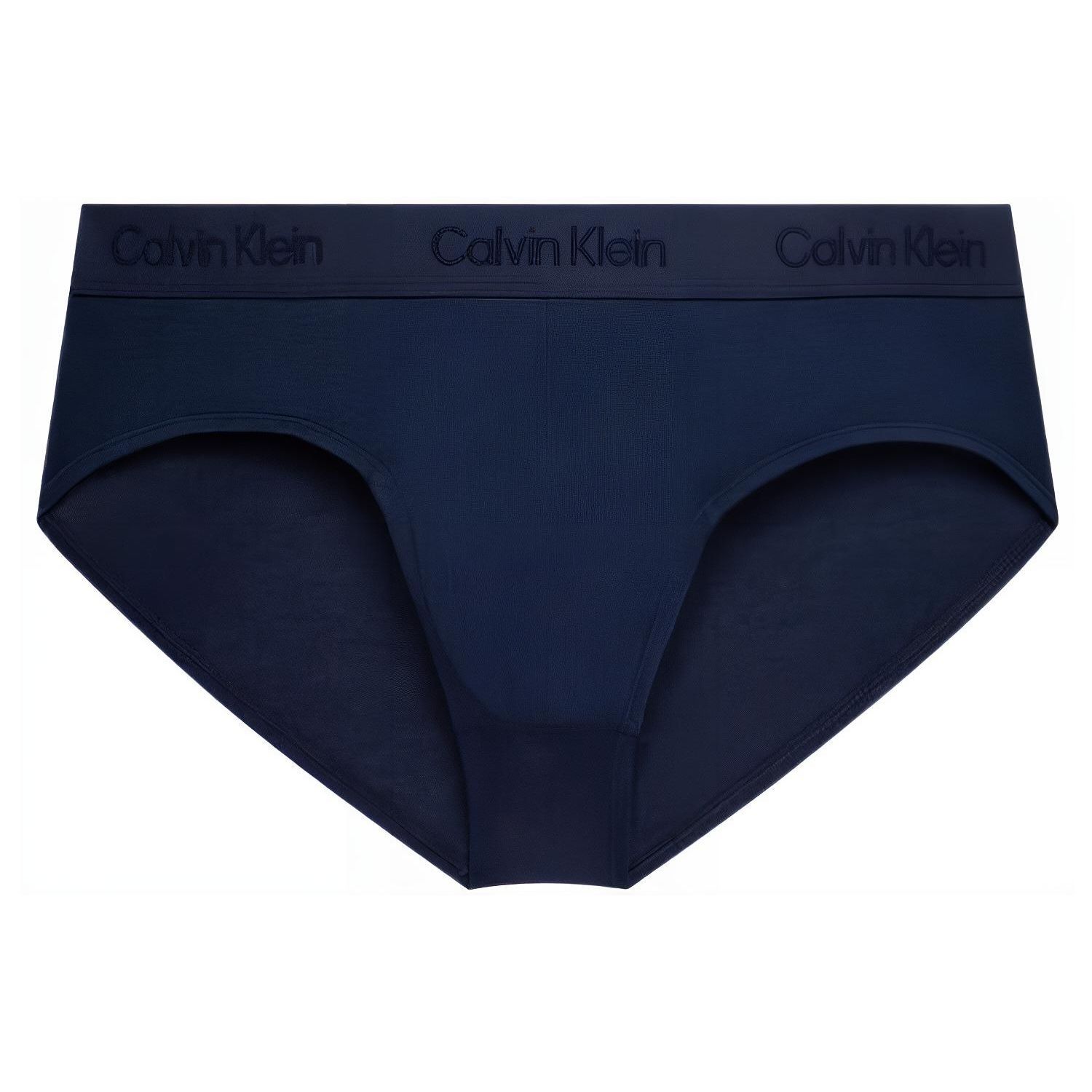 Calvin Klein Black Label Collection FW22 Letter Logo Print Triangle Underwear Мужское нижнее белье Темно-синего цвета NB3326-VN7 L
