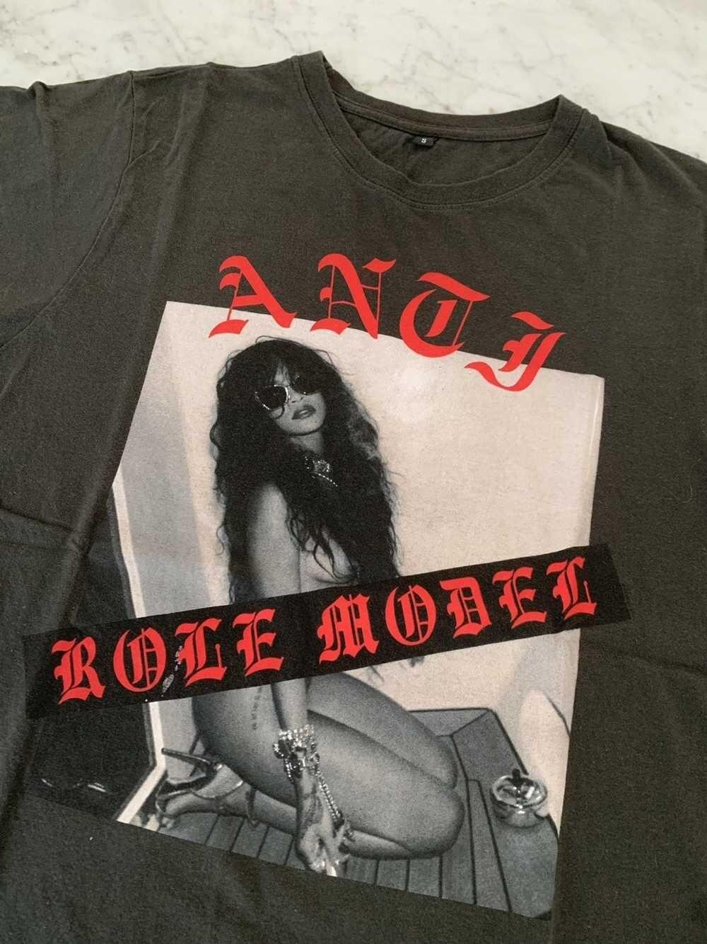 RIHANNA ANTI WORLD TOUR T-SHIRT Black Cotton All size S-345XL S