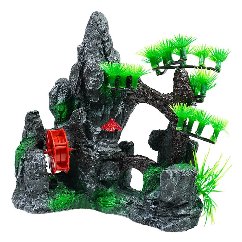 Fishtank Artificial Plant Landscape Fish Tanks Decorations for Aquariums Terrarium Shrimp Grass Ornaments Green