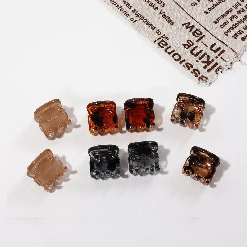 6 Stück Niedliche Leopard Mini Kleine Haarspangen für Frauen Mädchen Kinder Haarnadel für Haar Party Feiertag Accessoires Kopfschmuck