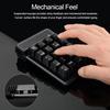 2,4 GHz kabellose numerische Tastatur mit mechanischem Touch und 19 Tasten