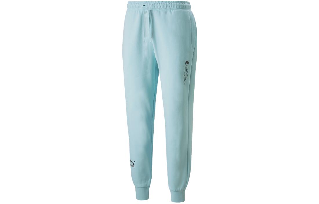 PUMA X Pokemon Puma X Pokemon Co Brand Series Casual Pants Men s Green Moderate Cuffed Pants 536550-30 L
