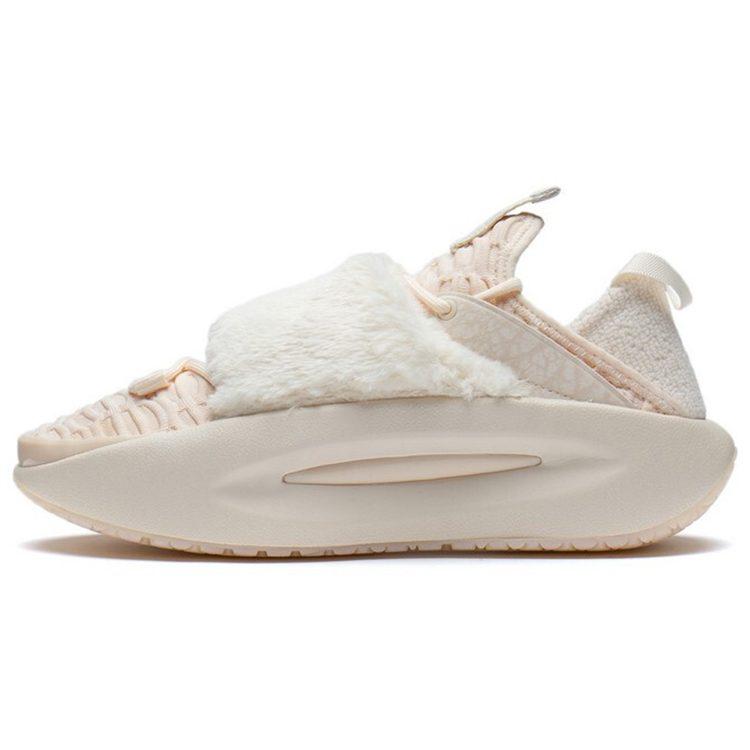 Li Ning Wandering In The Clouds Textile, Leather Cushioning Slip Resistant Abrasion Resistant Lightweight Low top AZGS108-1
