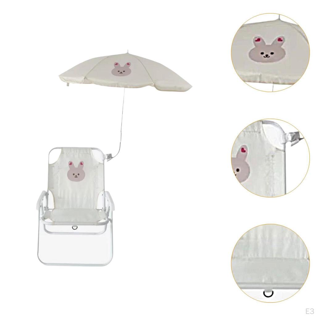 Dětská venkovní židle s baldachýnem pro dobrodružství při kempování