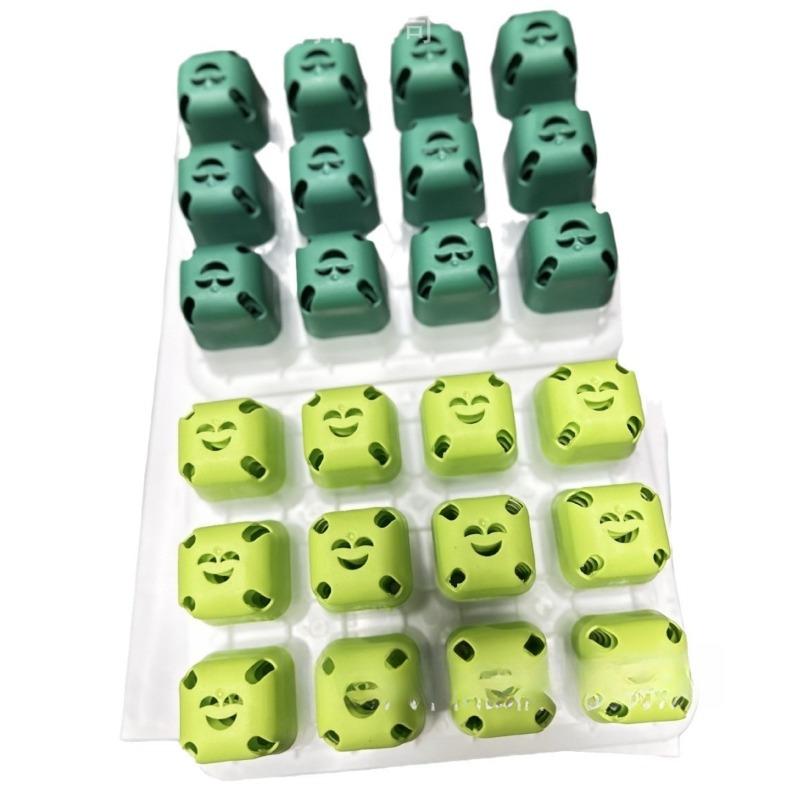 12 Hole Silicone Seed Starter Tray Reusable Plant Germination Kit For Greenhouse And Garden Nursery Pots