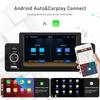 Car Radio 1 Din Universal CarPlay Android Auto Multimedia Player Bluetooth MirrorLink FM Receiver