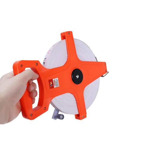 Manaheart 100m Tape Measure, Distance Measuring Tape, for Measuring Grounds, Playgrounds, and Line Drawing, Double-Sided Measuring Tape, Meter and Fee