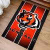 1pc Cincinnati Bengals LOGO Print Area Rug - Soft,Washable Non-Slip Indoor Mat for Office Chairs,Living Room,Home Office Decorative Rug