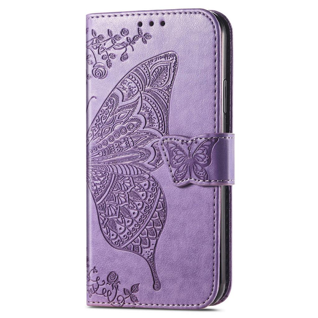 For Oppo A3x 5G Case PU Leather Wallet Phone Cover Butterfly Pattern