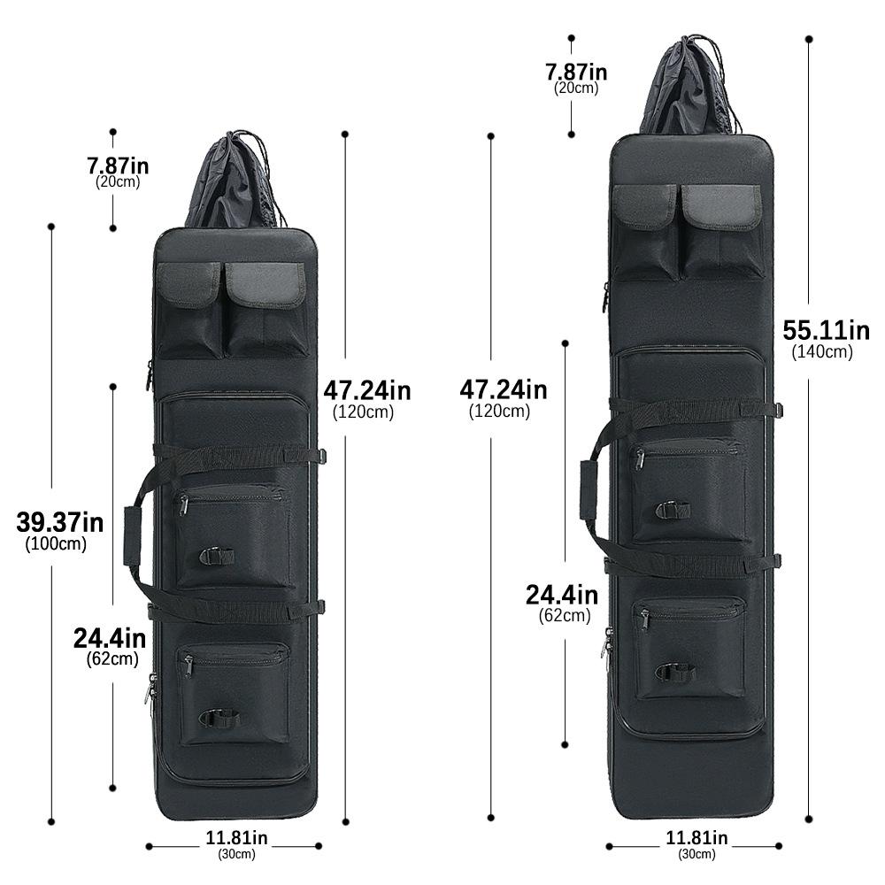 Outdoor Water Bomb Storage Gun Bag, Real-person CS, Military Enthusiast Multi-functional Double-shoulder Fishing Bag, Equipment Bag, Handbag