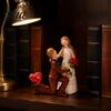 Exclusive Love Symbol Figurines for Decor Faceless Wedding Couple Figurine Resin Statue Romantic Proposal Tabletop Sculpture Living Room Ornament