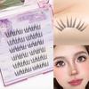 Glue Free Manga Lashes With Jelly Glue Strips 3D False Eyelashes Cat Elf Eyelashes  Party Supplies