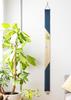 Narrow Tapestry Interior Wall Hanging "Tsuri Shinobi" (Fishing Ninja), 100% Linen, Hand-dyed, Tapestry,