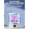 Compact Cordless Laundry Washer with Built In Battery for Delicate Clothes Dormitory Camping Water Saving Technology