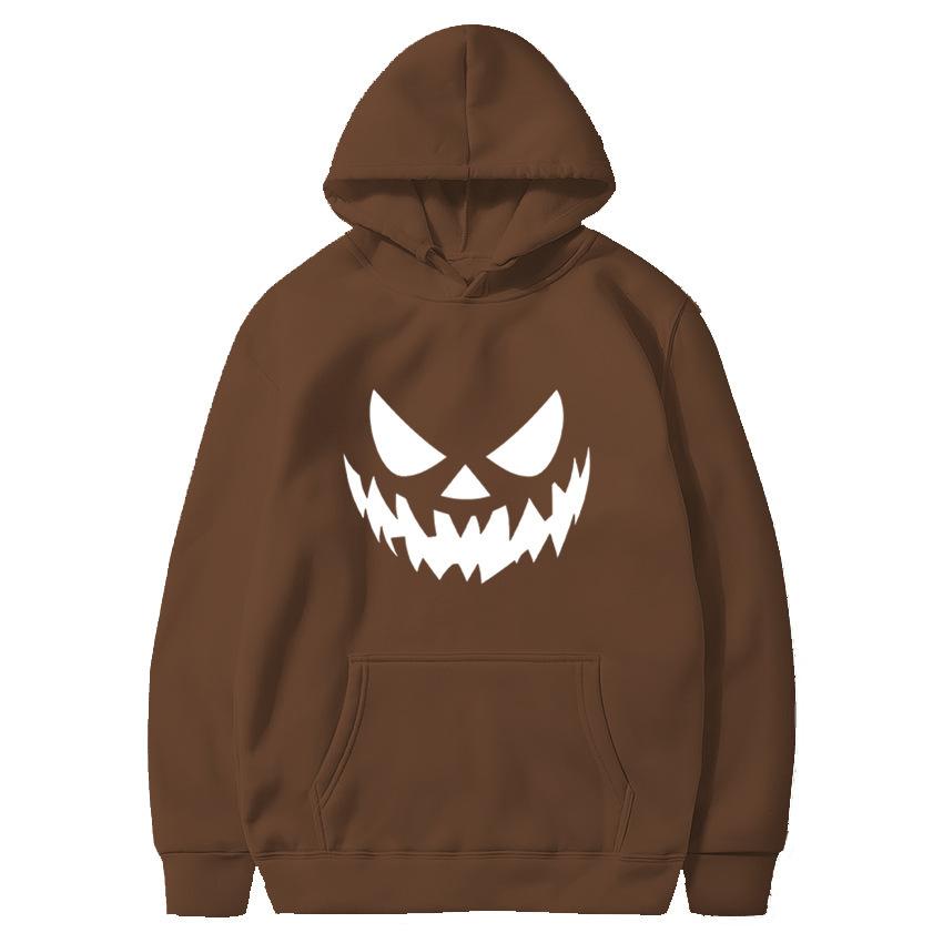 Halloween Printed Casual Hoodie Men's Women's Long Sleeved Sweatshirts Autumn Winter Fashion Style Hoodies