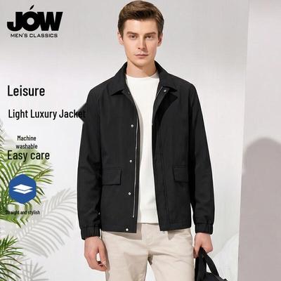 JOW Men's Wrinkle-Resistant Lapel Jacket