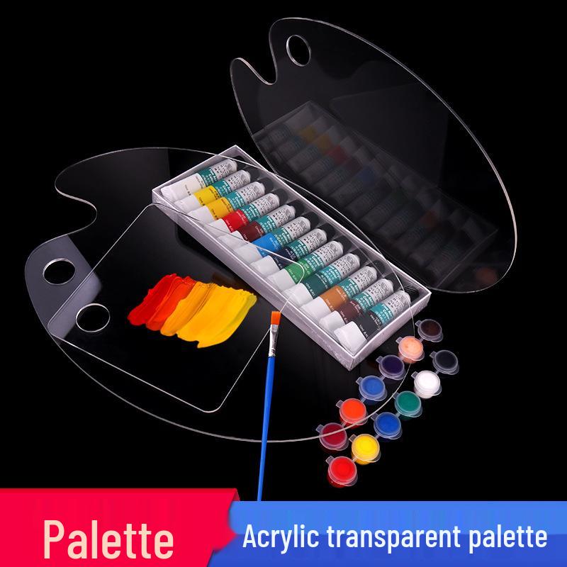 Acrylic Transparent Palette for Art Students and Painting.
