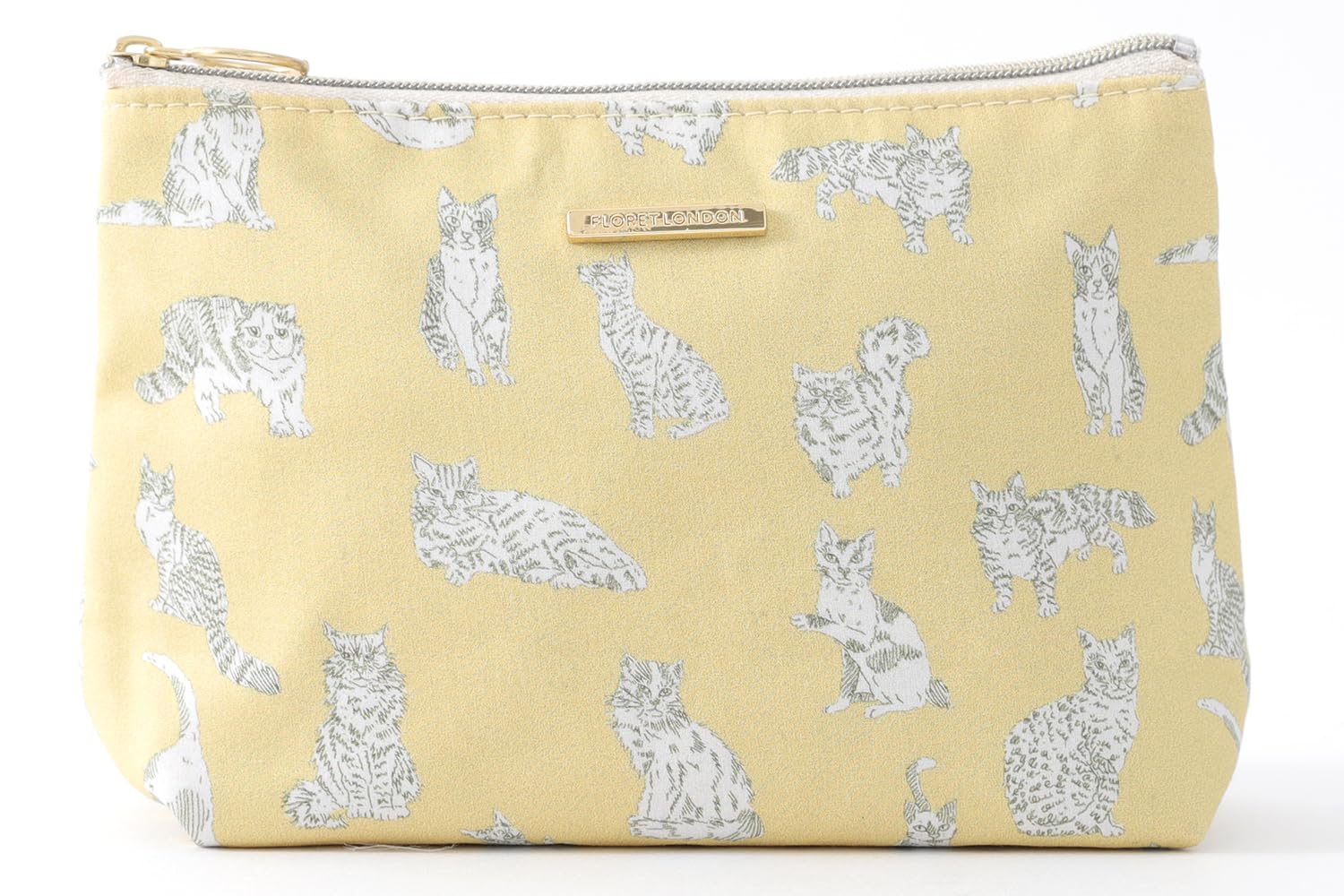 

DDintex FLORET LONDON BASIC Pouch L, Miao Yellow, 18 x 12 x 5.5cm [Liberty Print]