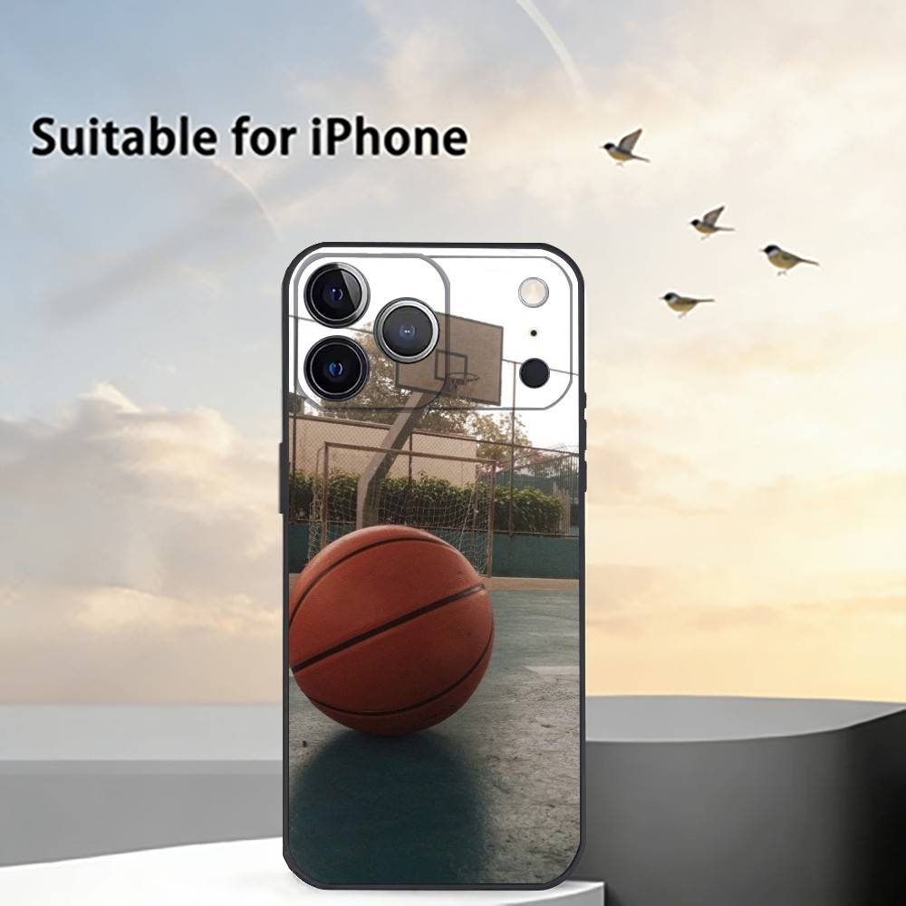 Basketball Basket Sports Phone Case Silicone Soft For IPhone 17 16 15 14 13 12 11 X XR Plus Pro Max Plus