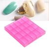 Abnehmbare Trennwände Transparenter Nail Art Organizer Klassifizierung von Nagelornamenten