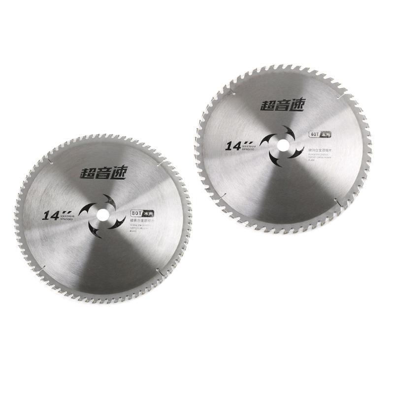 Milling Blade Solid Carbide Circular Saw Blade Milling Cutter Blade 14inch 60/80/100/120 Teeth Wood Cutting Saw Blade