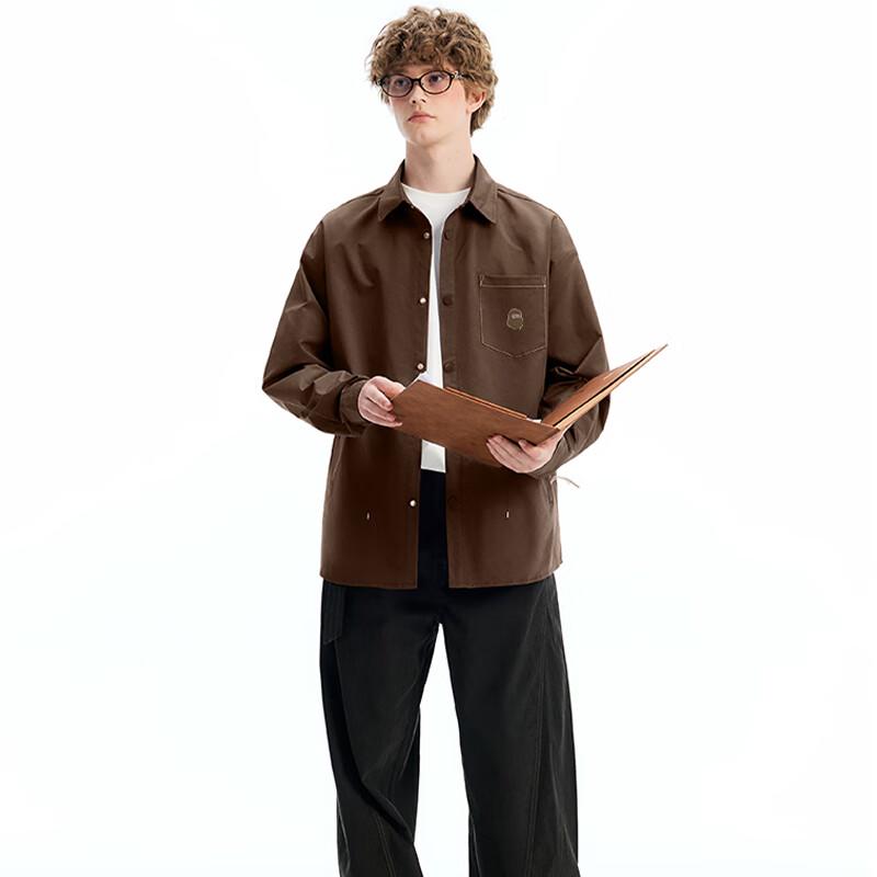 Fingercroxx Men's Casual Loose Fit Shirt Jacket