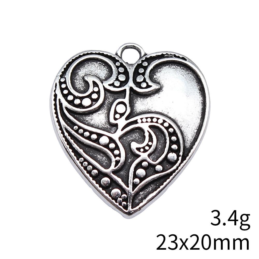 Christmas Decorations Charms Jewelry Gothic Style Peach Heart Charms Pendant Items Craft Pendants