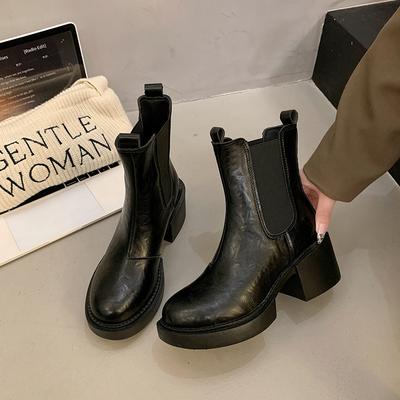 Fashion New Non-slip Autumn Winter Women's Ankle Boots 2024 Hot Sale Round Head Ladies Boots Fashion Outdoors Women Shoes Large Size