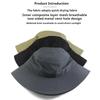 Sombrero de cubo de talla grande XXL 64 cm de secado rápido para hombre y mujer, transpirable, protección solar, gorra de pescador, sombrero para exteriores, escalada, senderismo