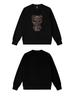 320g Cotton Bead Solid Color Raglan Sleeve Round Neck PP Bright Camouflage Bear Unisex Sweatshirt