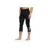 Adidas Aeroready Letter Fitness Training Tight Sweat-Wicking Seven-Quarter Pants Men Shorts Black GC8251